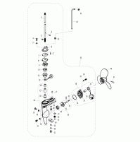 LOWER CASING&DRIVE 2 Strock For T2C T2.6C